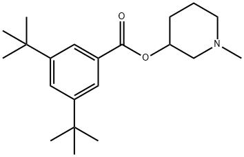 1-methyl-3-piperidinyl 3,5-ditert-butylbenzoate Struktur