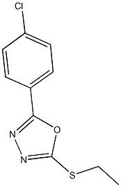 49809-25-8 5-(4-chlorophenyl)-1,3,4-oxadiazol-2-yl ethyl sulfide