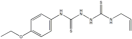 N~1~-allyl-N~2~-(4-ethoxyphenyl)-1,2-hydrazinedicarbothioamide,498533-63-4,结构式