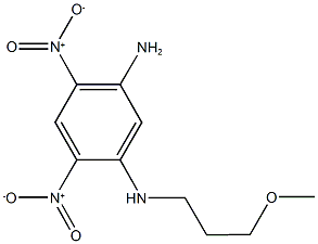 N~1~-(3-methoxypropyl)-4,6-dinitro-1,3-benzenediamine,498562-21-3,结构式