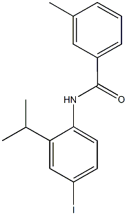 N-(4-iodo-2-isopropylphenyl)-3-methylbenzamide Structure