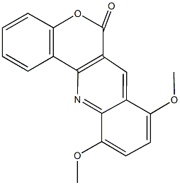 8,11-dimethoxy-6H-chromeno[4,3-b]quinolin-6-one Structure