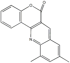 9,11-dimethyl-6H-chromeno[4,3-b]quinolin-6-one,499133-69-6,结构式