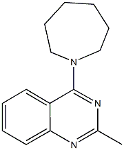 4-(1-azepanyl)-2-methylquinazoline Structure