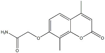 2-[(4,8-dimethyl-2-oxo-2H-chromen-7-yl)oxy]acetamide|