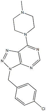 499140-91-9 3-(4-chlorobenzyl)-7-(4-methyl-1-piperazinyl)-3H-[1,2,3]triazolo[4,5-d]pyrimidine