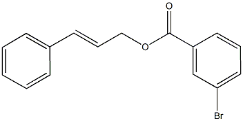 cinnamyl 3-bromobenzoate Structure