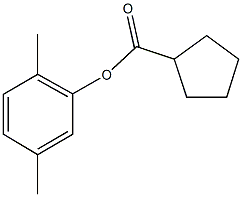2,5-dimethylphenyl cyclopentanecarboxylate,499141-33-2,结构式