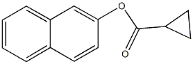 2-naphthyl cyclopropanecarboxylate 结构式