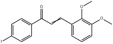 3-(2,3-dimethoxyphenyl)-1-(4-iodophenyl)-2-propen-1-one 结构式