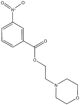 2-(4-morpholinyl)ethyl 3-nitrobenzoate Structure