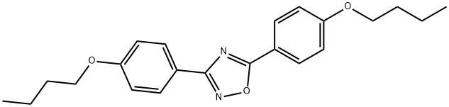 3,5-bis(4-butoxyphenyl)-1,2,4-oxadiazole,499191-03-6,结构式