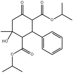 diisopropyl 4-hydroxy-4-methyl-6-oxo-2-phenyl-1,3-cyclohexanedicarboxylate|