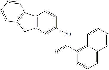 N-(9H-fluoren-2-yl)-1-naphthamide Structure