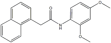 N-(2,4-dimethoxyphenyl)-2-(1-naphthyl)acetamide,499997-39-6,结构式