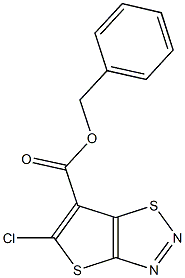 benzyl 5-chlorothieno[2,3-d][1,2,3]thiadiazole-6-carboxylate Struktur