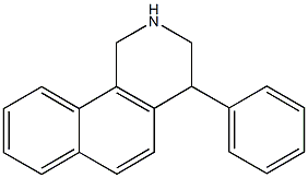 4-phenyl-1,2,3,4-tetrahydrobenzo[h]isoquinoline Struktur