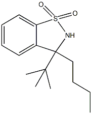 3-butyl-3-tert-butyl-2,3-dihydro-1,2-benzisothiazole 1,1-dioxide,500136-02-7,结构式