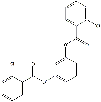 3-[(2-chlorobenzoyl)oxy]phenyl 2-chlorobenzoate,500191-99-1,结构式
