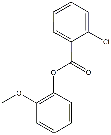 2-methoxyphenyl 2-chlorobenzoate,500192-00-7,结构式