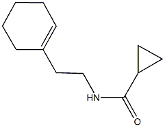 N-[2-(1-cyclohexen-1-yl)ethyl]cyclopropanecarboxamide Structure