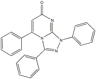 1,3,5-triphenyl[1,2,4]triazolo[4,3-a]pyrimidin-7(1H)-one,500264-17-5,结构式