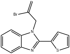 1-(2-bromo-2-propenyl)-2-(2-thienyl)-1H-benzimidazole,500279-65-2,结构式