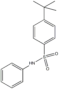 4-tert-butyl-N-phenylbenzenesulfonamide,500300-89-0,结构式