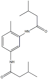 3-methyl-N-{2-methyl-5-[(3-methylbutanoyl)amino]phenyl}butanamide Structure