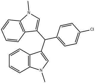 500902-66-9 3-[(4-chlorophenyl)(1-methyl-1H-indol-3-yl)methyl]-1-methyl-1H-indole