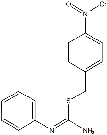4-nitrobenzyl N'-phenylimidothiocarbamate 结构式