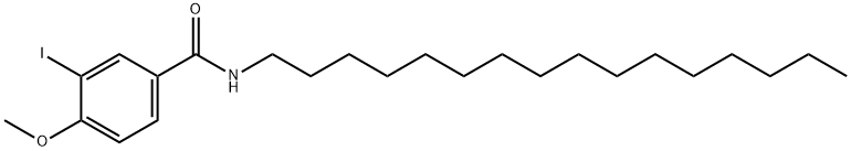 N-hexadecyl-3-iodo-4-methoxybenzamide 结构式