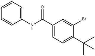 3-bromo-4-tert-butyl-N-phenylbenzamide Structure