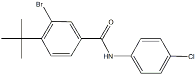 3-bromo-4-tert-butyl-N-(4-chlorophenyl)benzamide,501107-21-7,结构式