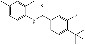 3-bromo-4-tert-butyl-N-(2,4-dimethylphenyl)benzamide Structure