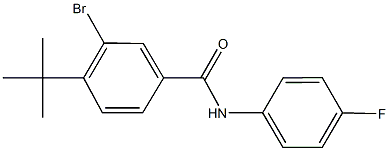 3-bromo-4-tert-butyl-N-(4-fluorophenyl)benzamide Structure