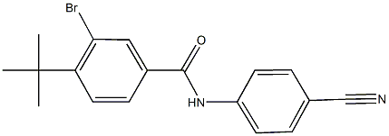 3-bromo-4-tert-butyl-N-(4-cyanophenyl)benzamide|