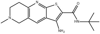 501910-54-9 3-amino-N-(tert-butyl)-6-methyl-5,6,7,8-tetrahydrothieno[2,3-b][1,6]naphthyridine-2-carboxamide