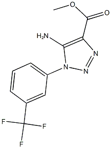 methyl 5-amino-1-[3-(trifluoromethyl)phenyl]-1H-1,2,3-triazole-4-carboxylate Structure