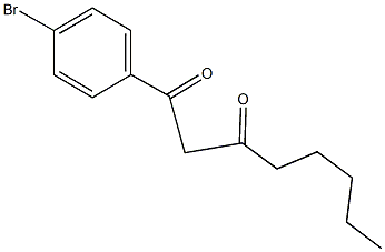 1-(4-bromophenyl)-1,3-octanedione Structure