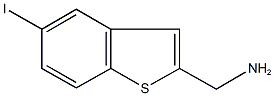 (5-iodo-1-benzothien-2-yl)methanamine Struktur