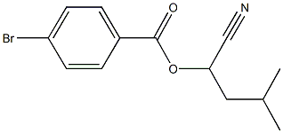 1-cyano-3-methylbutyl 4-bromobenzoate|