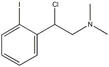 2-chloro-2-(2-iodophenyl)-N,N-dimethylethanamine,503424-62-2,结构式