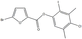 4-chloro-2-iodo-3,5-dimethylphenyl 5-bromo-2-furoate|