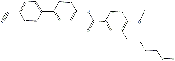 4'-cyano[1,1'-biphenyl]-4-yl 4-methoxy-3-(4-pentenyloxy)benzoate|