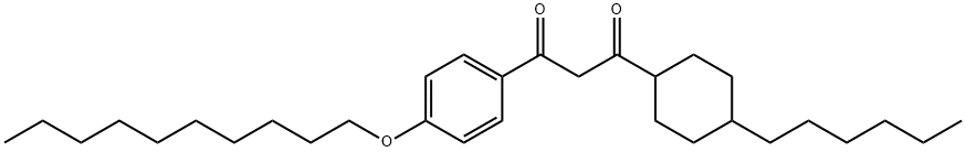 1-[4-(decyloxy)phenyl]-3-(4-hexylcyclohexyl)-1,3-propanedione|