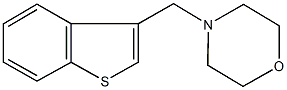 4-(1-benzothien-3-ylmethyl)morpholine Struktur