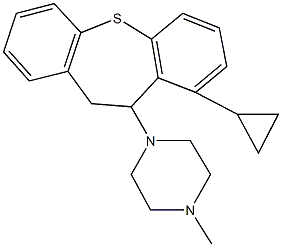 503427-46-1 1-(9-cyclopropyl-10,11-dihydrodibenzo[b,f]thiepin-10-yl)-4-methylpiperazine