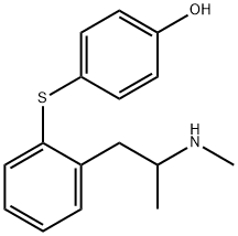 4-({2-[2-(methylamino)propyl]phenyl}sulfanyl)phenol,503427-59-6,结构式