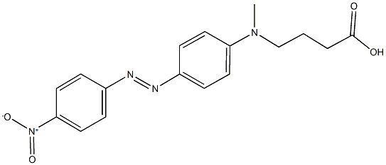 4-[4-({4-nitrophenyl}diazenyl)(methyl)anilino]butanoic acid,503428-63-5,结构式